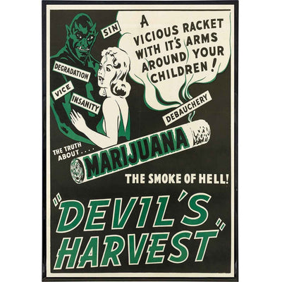 Devil's Harvest Smoke of Hell Print: Board & Bagged