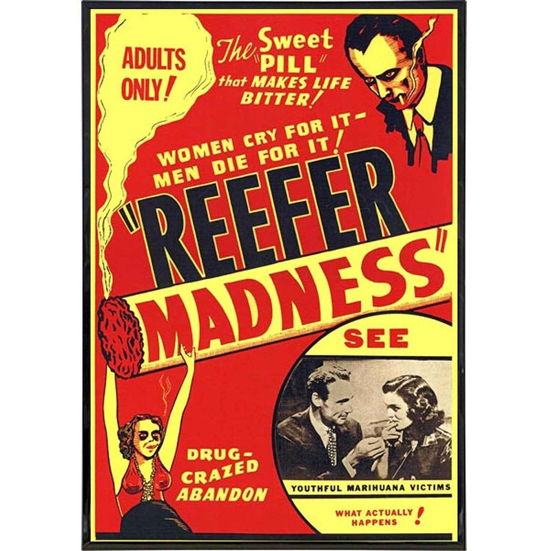 Reefer Madness Film Poster Print: Board & Bagged