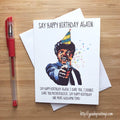 Funny Pulp Fiction 'Say Happy Birthday Again' Birthday Card
