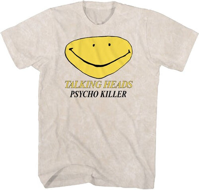 Talking Heads - Psycho Killer Smiley Face T-Shirt
