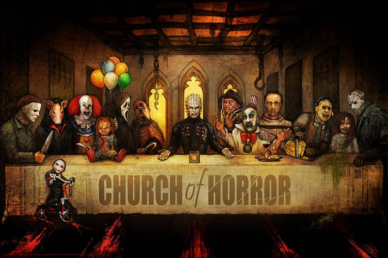 Big Chris - Church of Horror Slash Supper 24x36 Poster
