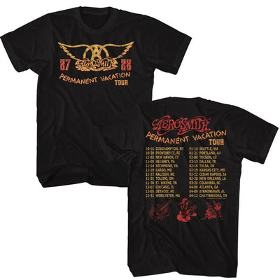 Aerosmith - Permanent Vacation Tour 87-90 T-Shirt