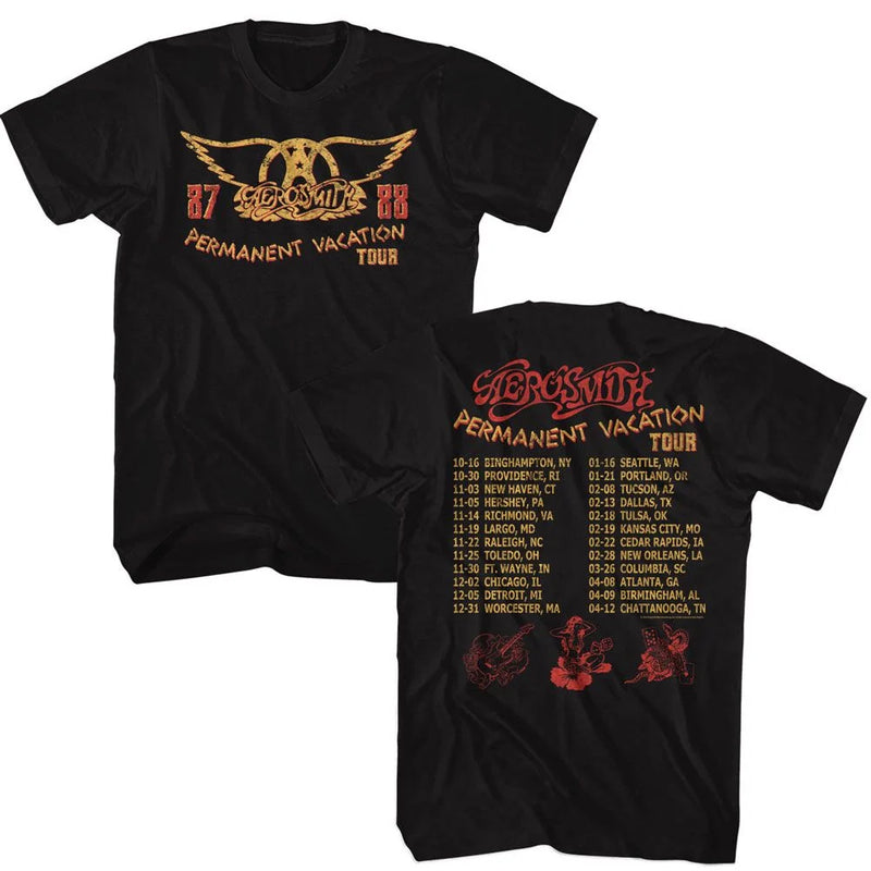 Aerosmith - Permanent Vacation Tour 87-90 T-Shirt