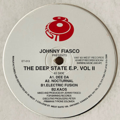 Johnny Fiasco - The Deep State E.P. Vol II
