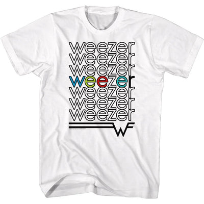 Weezer - Repeat Colors T-Shirt