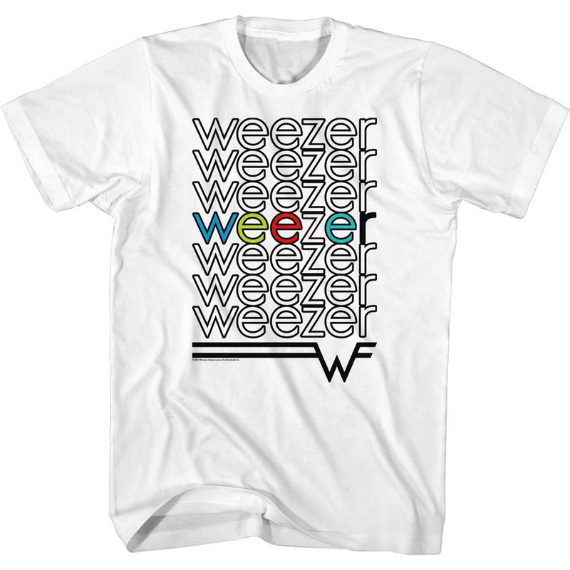 Weezer - Repeat Colors T-Shirt