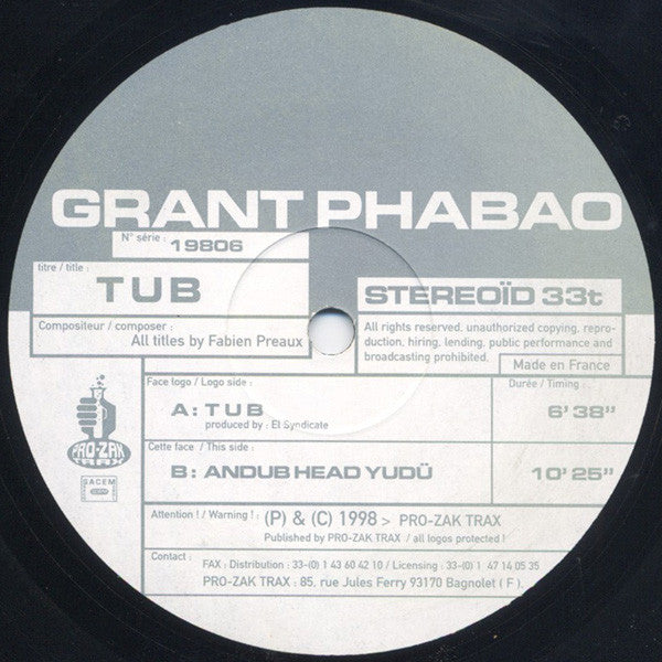 Grant Phabao - Tub